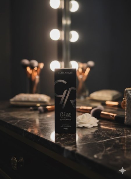 Golden Rose Longwear Full Coverage Foundation - كريم أساس "جولدن روز" ذو التغطية الكاملة والثبات الطويل